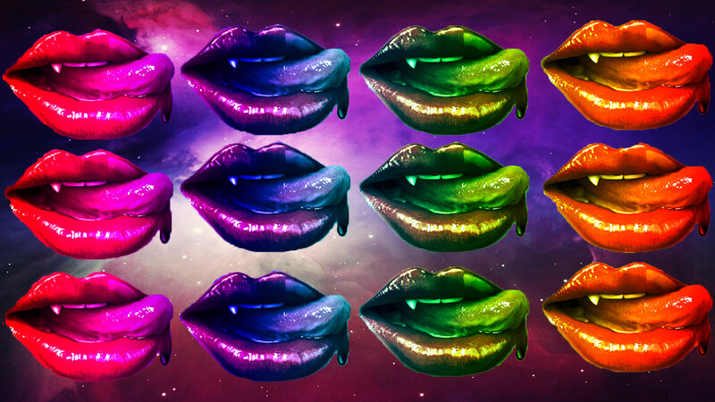 Colorful Vampire Lips