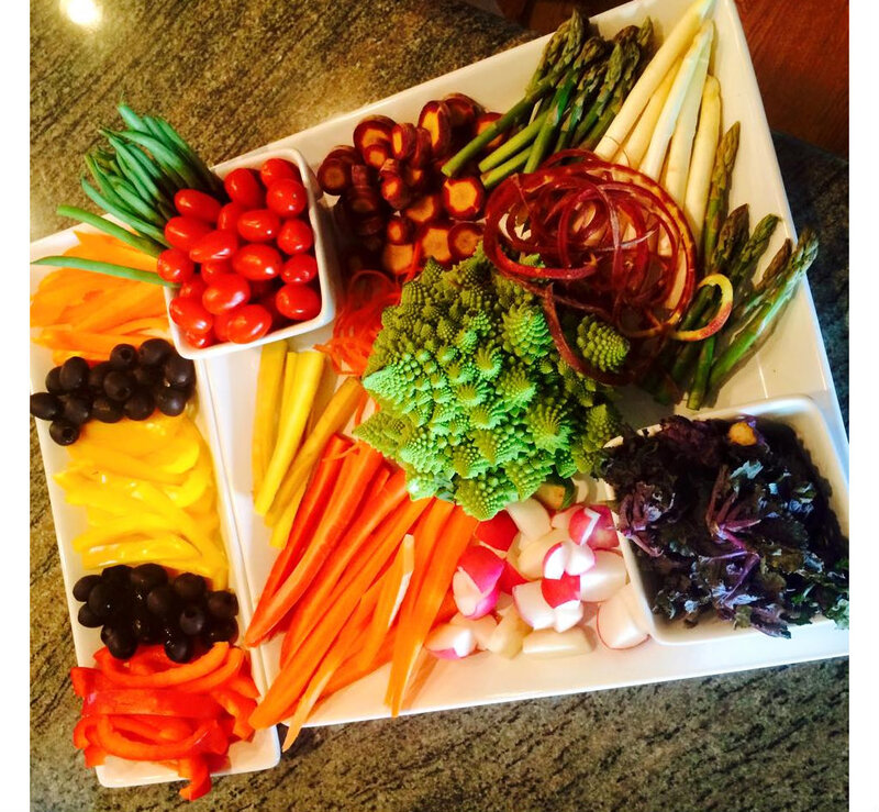 Colorful Vegetable Platter