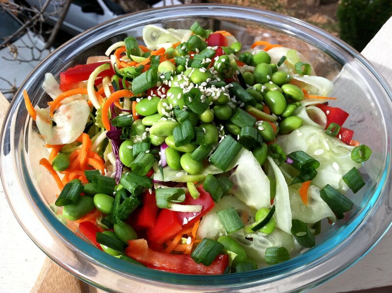 colorful vegetable salad