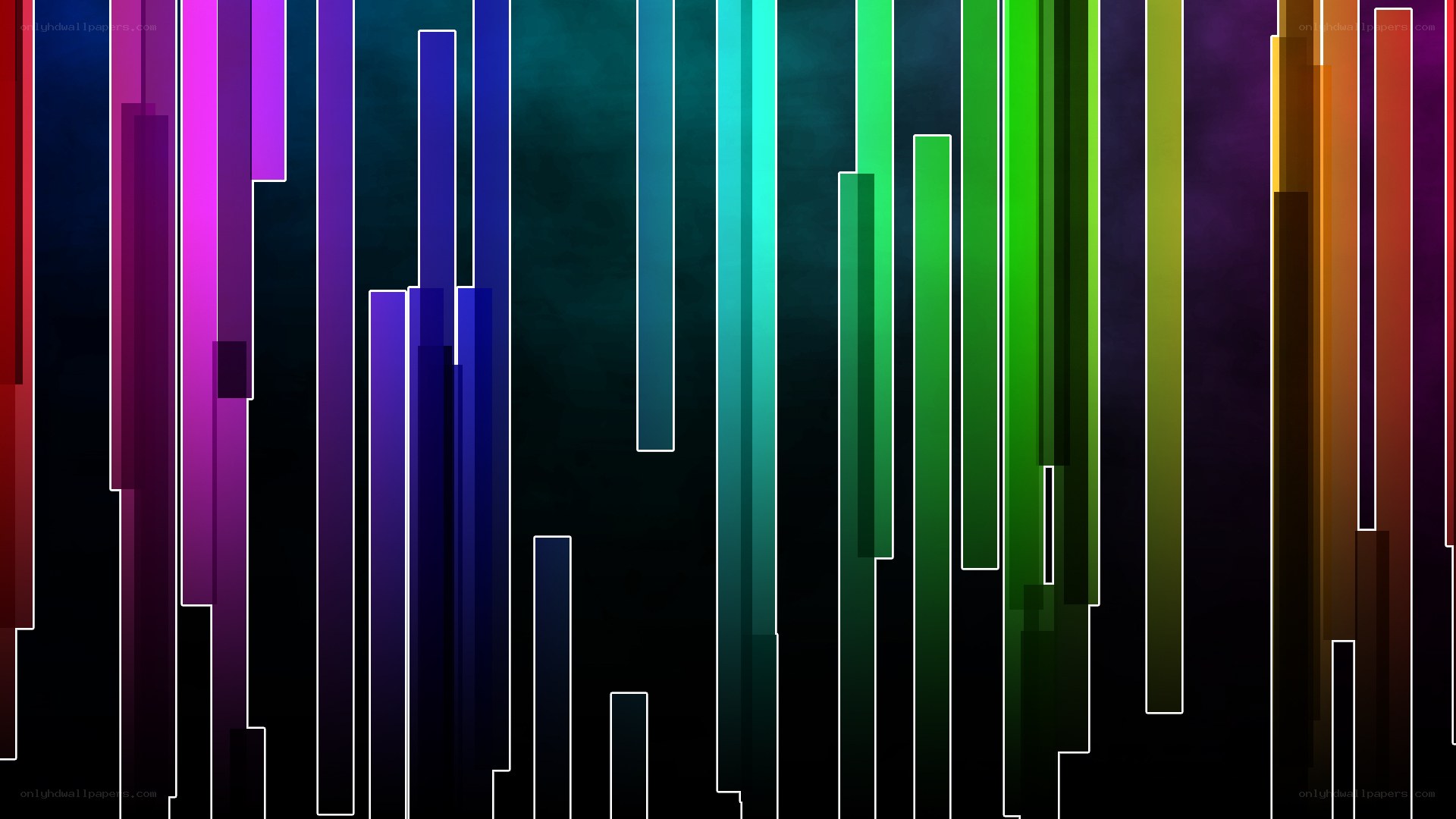 Colorful vertical bar abstract