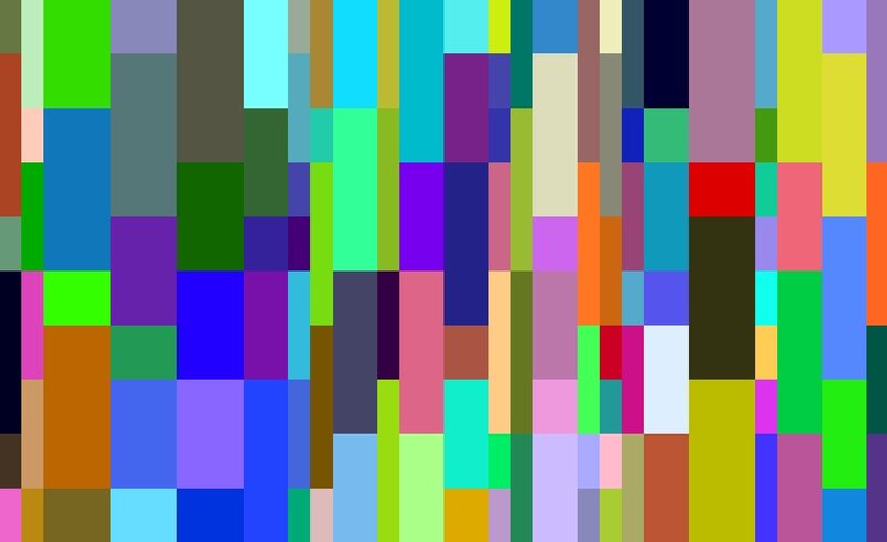 Colorful Vertical Bars — Green