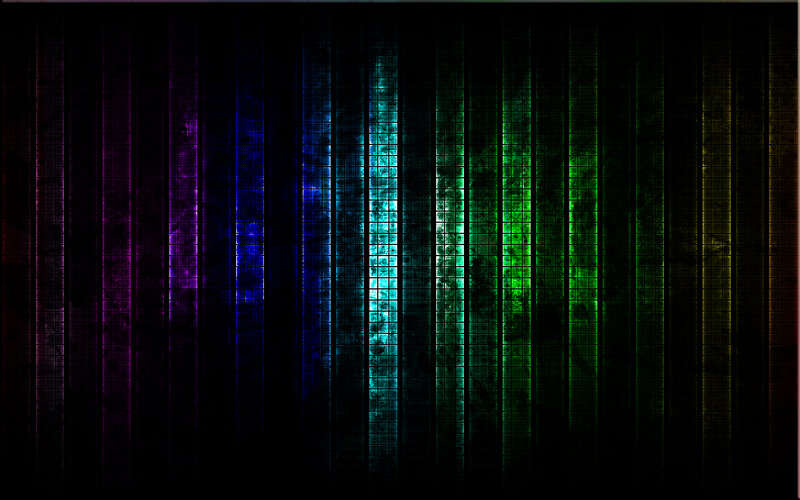 colorful vertical light bars