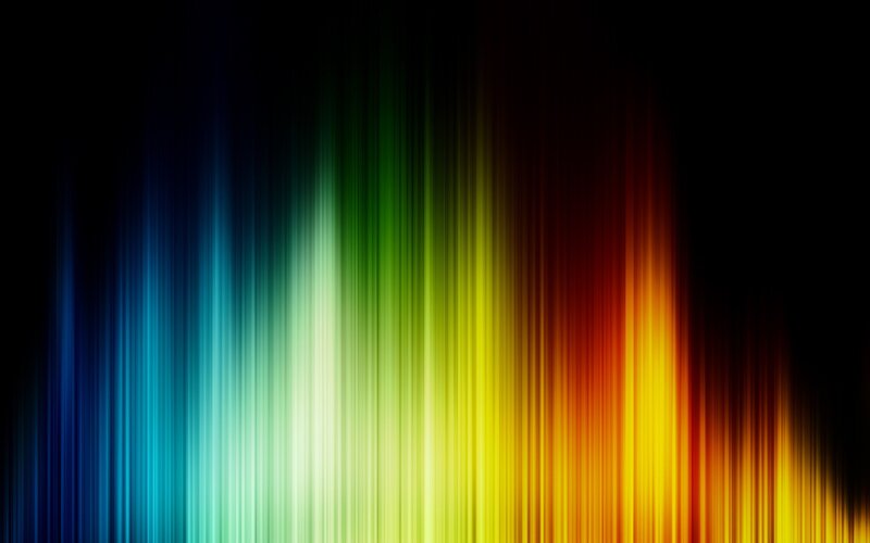 colorful vertical light streaks