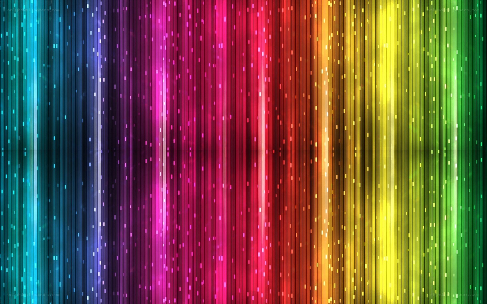 colorful vertical light streaks