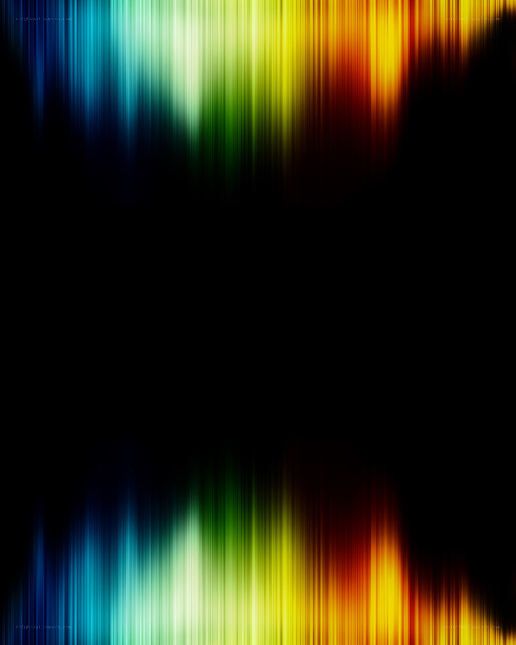 colorful vertical light streaks