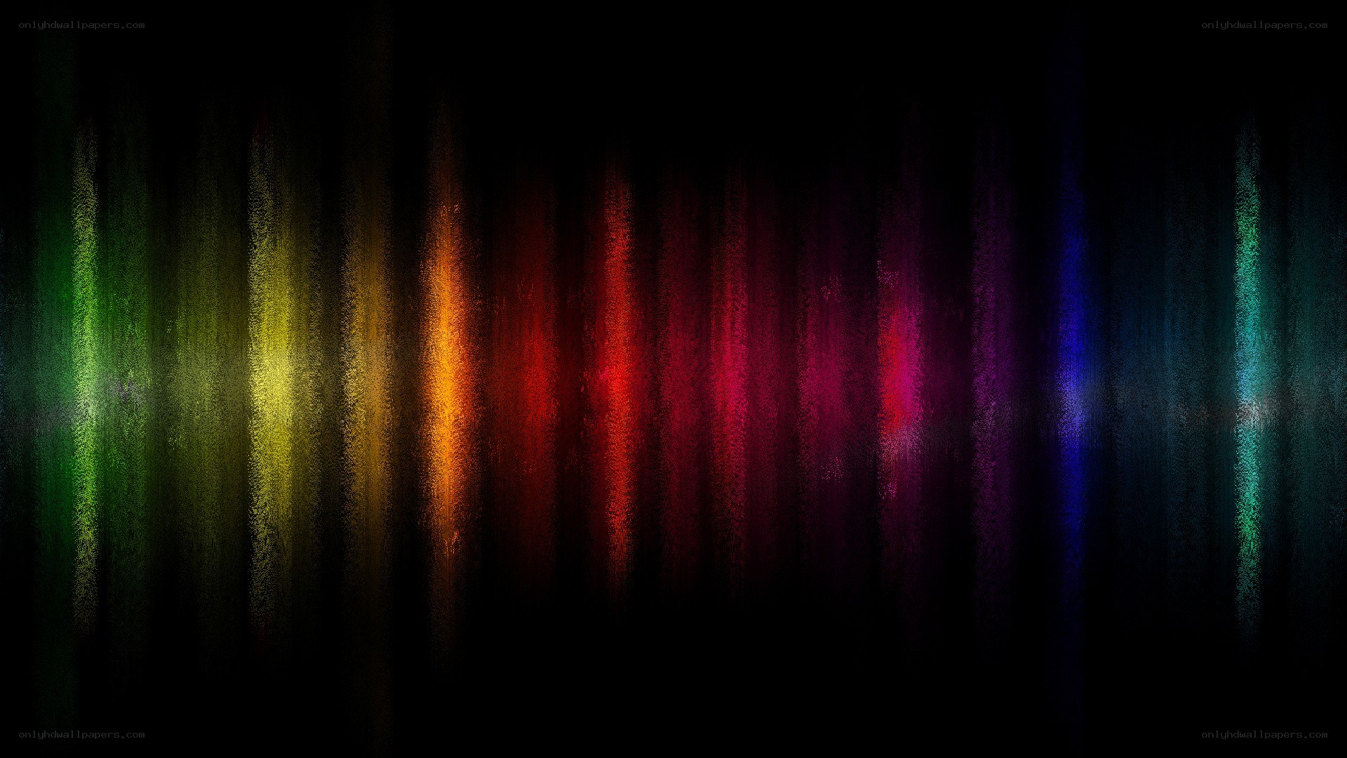 colorful vertical light streaks