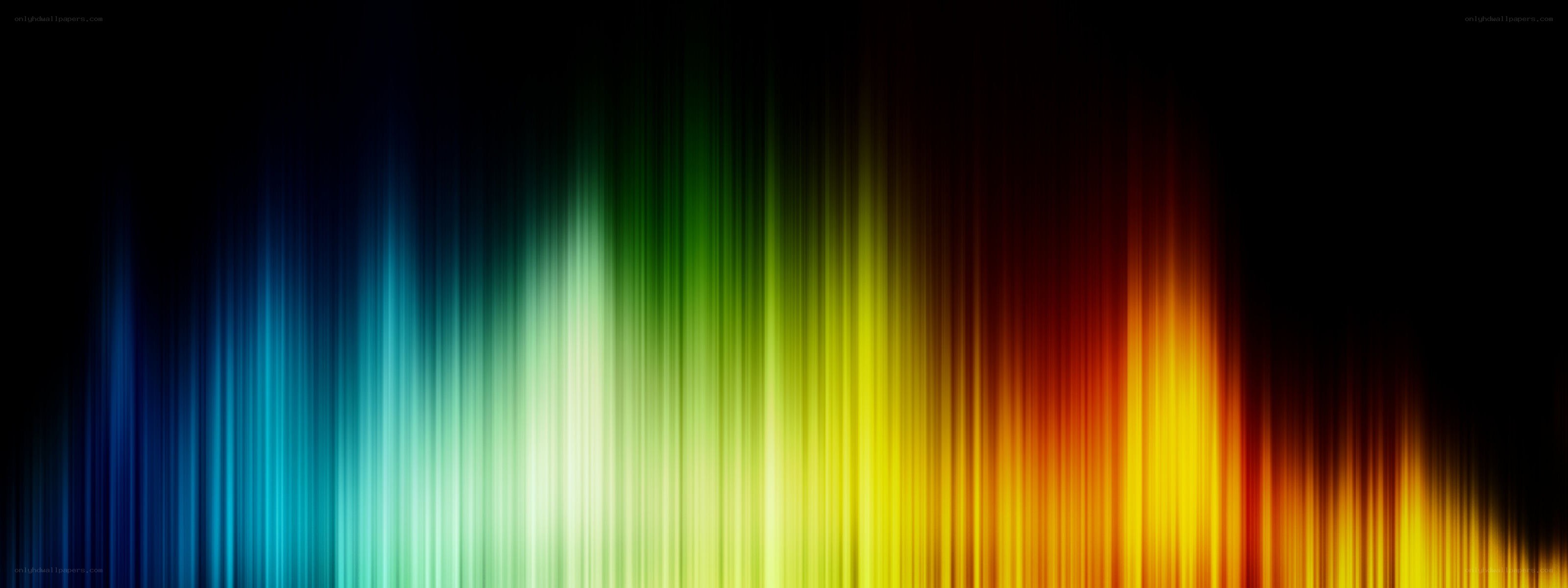 colorful vertical light streaks