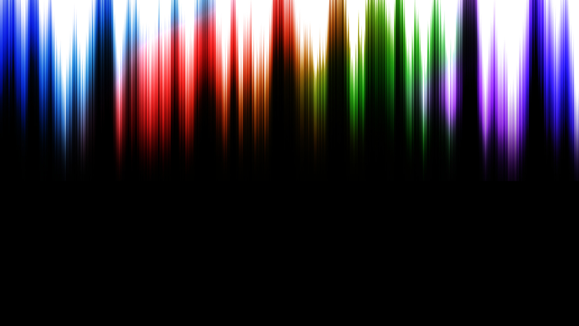 colorful vertical light streaks
