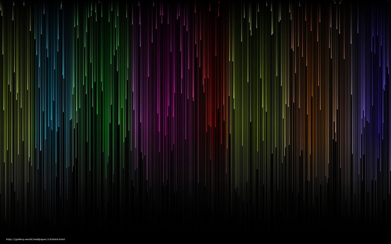Colorful Vertical Lines — Black