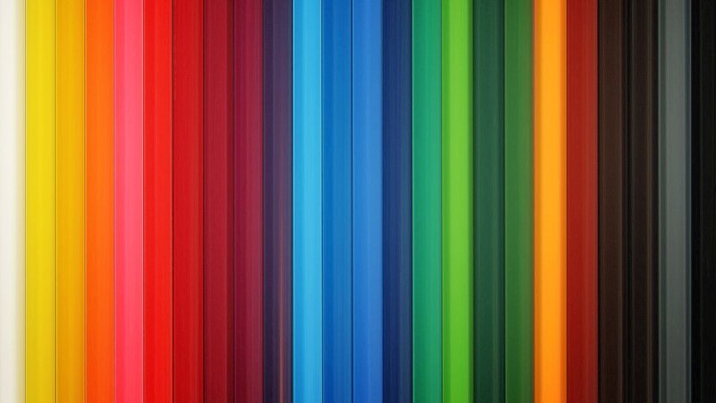 Colorful vertical stripes