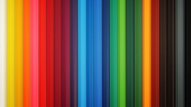 Colorful vertical stripes