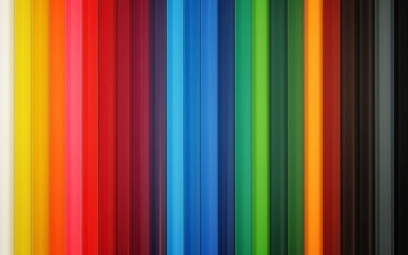 Colorful vertical stripes