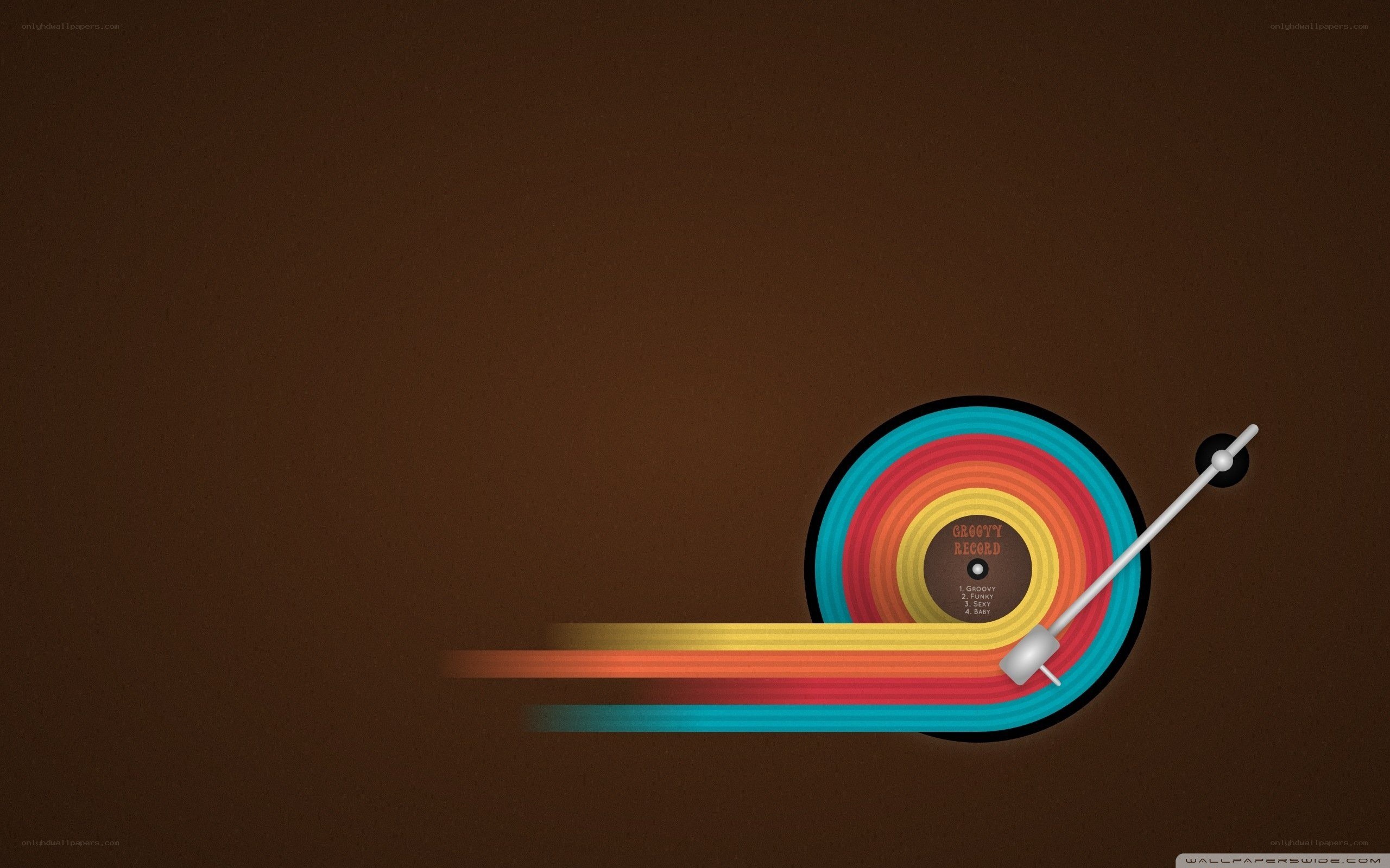 colorful vinyl record design
