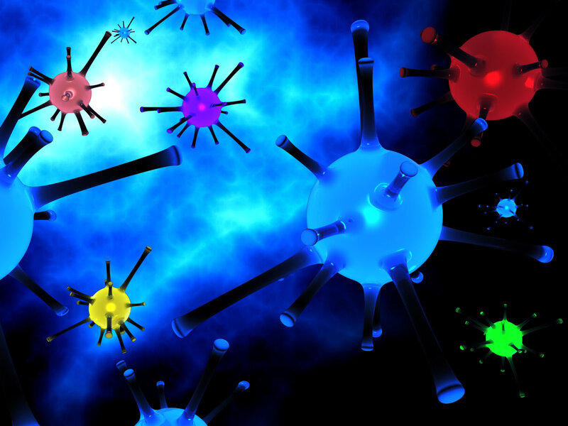 Colorful Virus Models
