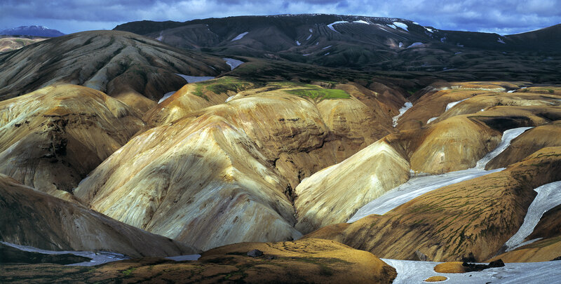 Colorful volcanic landscape