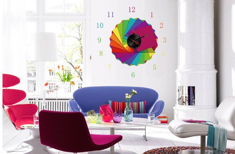 Colorful Wall Clock