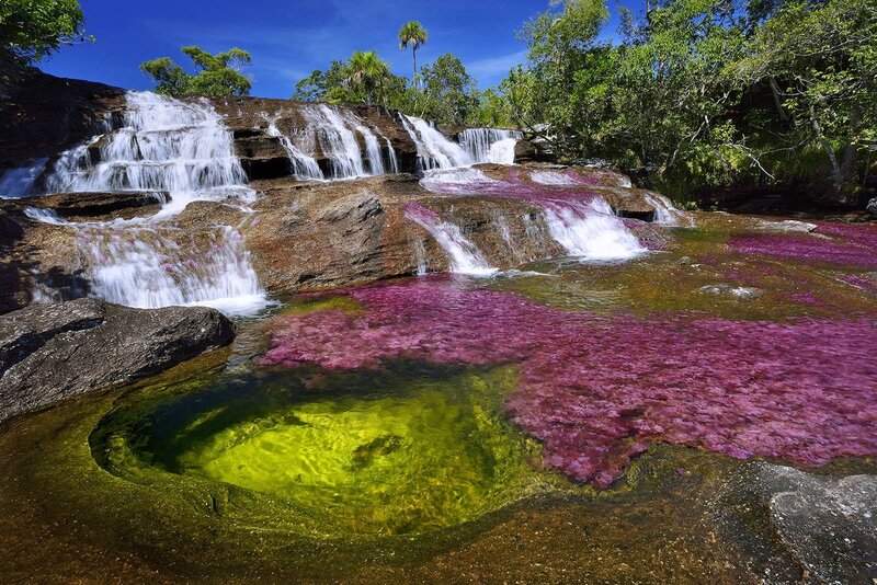 Colorful Waterfall — Purple