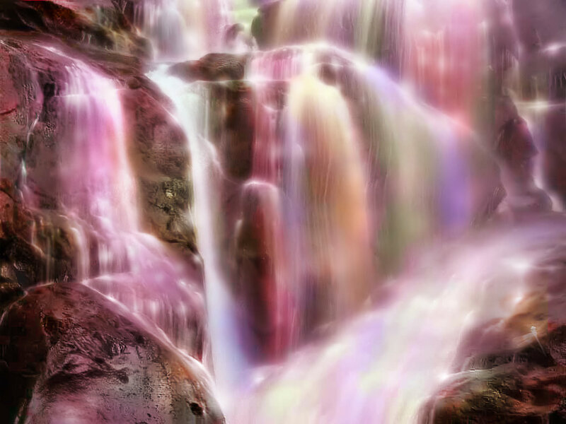 Colorful Waterfall