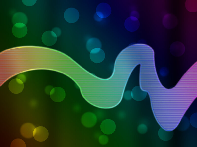 colorful wave abstract background