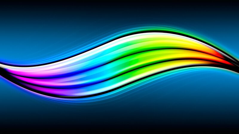 Colorful wave abstract background