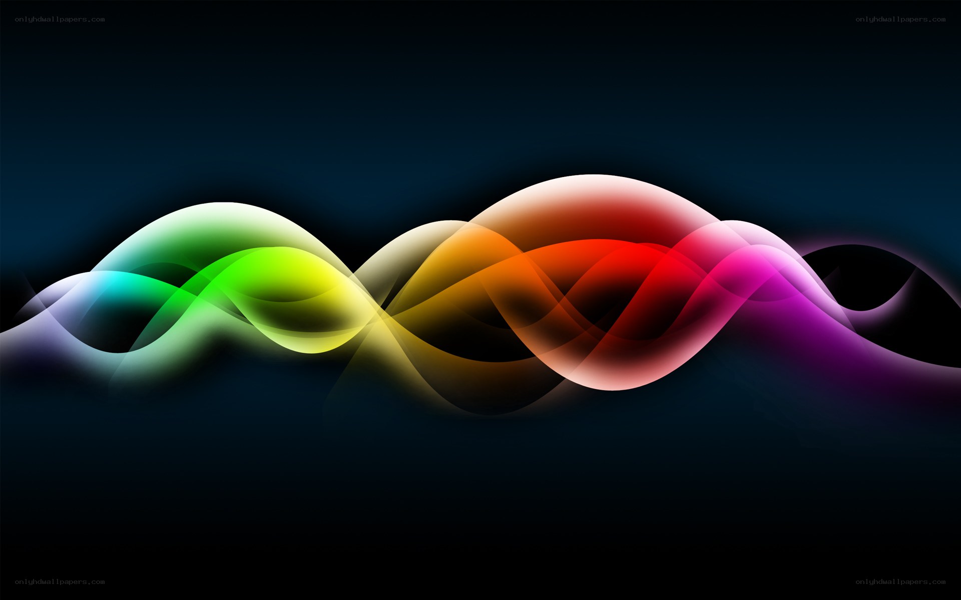 Colorful wave abstract background