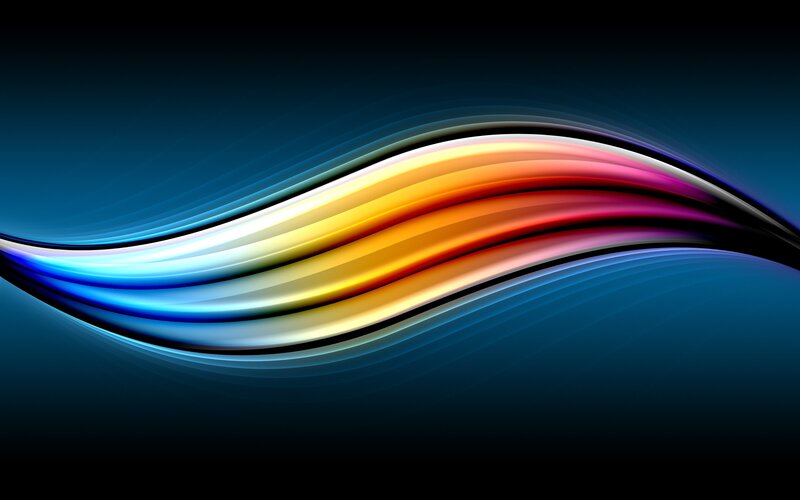 Colorful wave abstract background