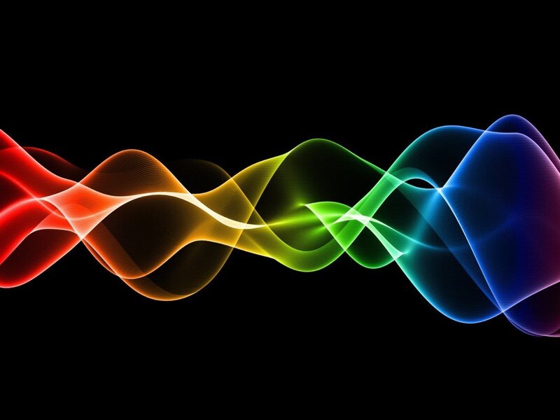 Colorful wave animation