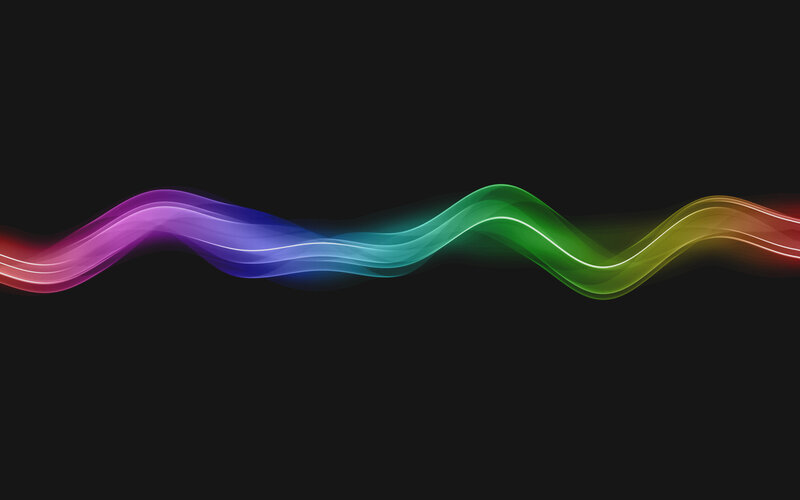 colorful wave animation