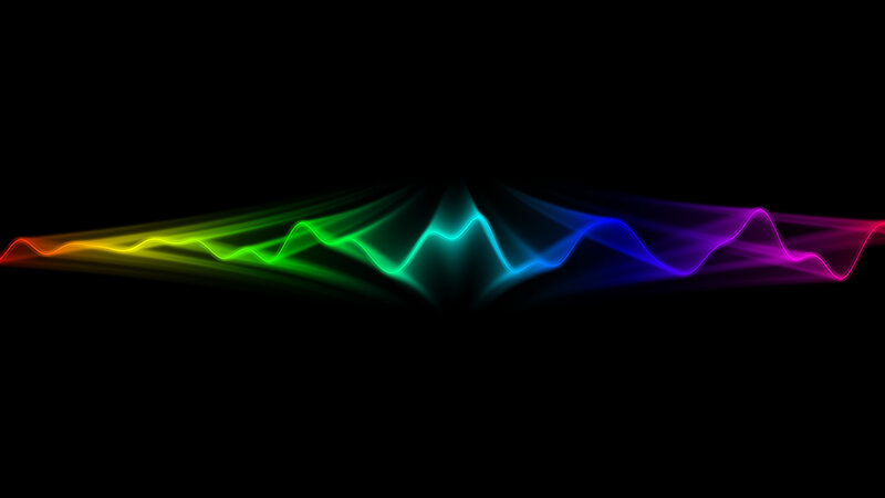 colorful wave animation