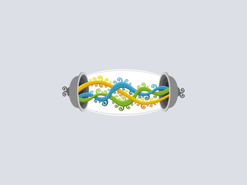 colorful wave design