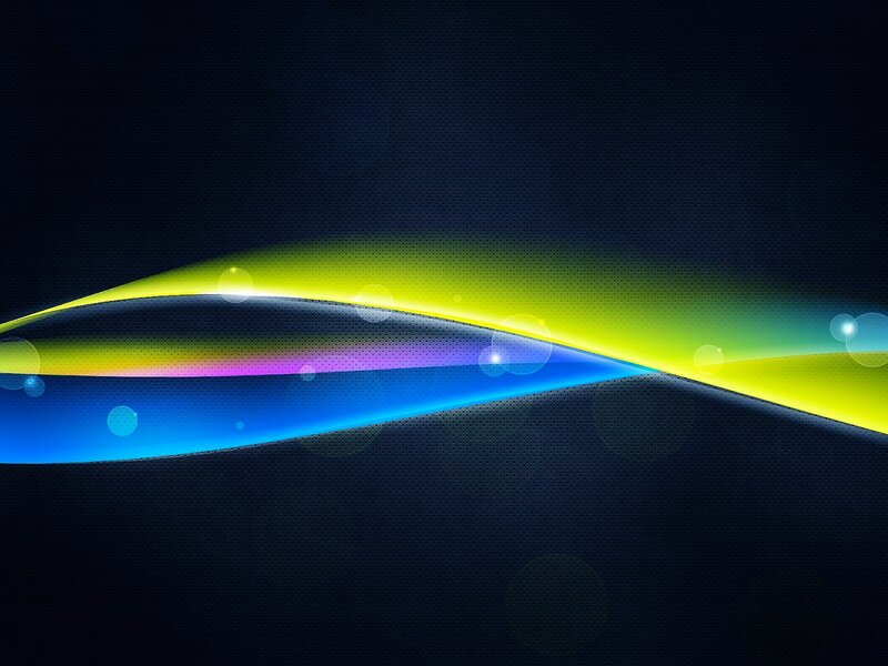Colorful Wave Design — Blue, Dynamic, Abstract