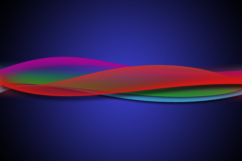Colorful wave design