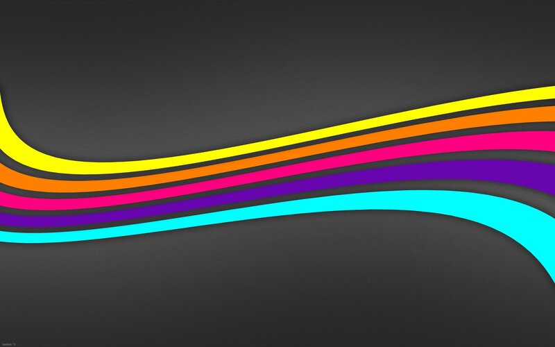 colorful wave lines