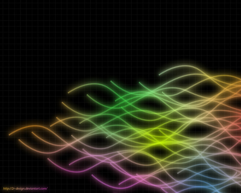colorful wave lines