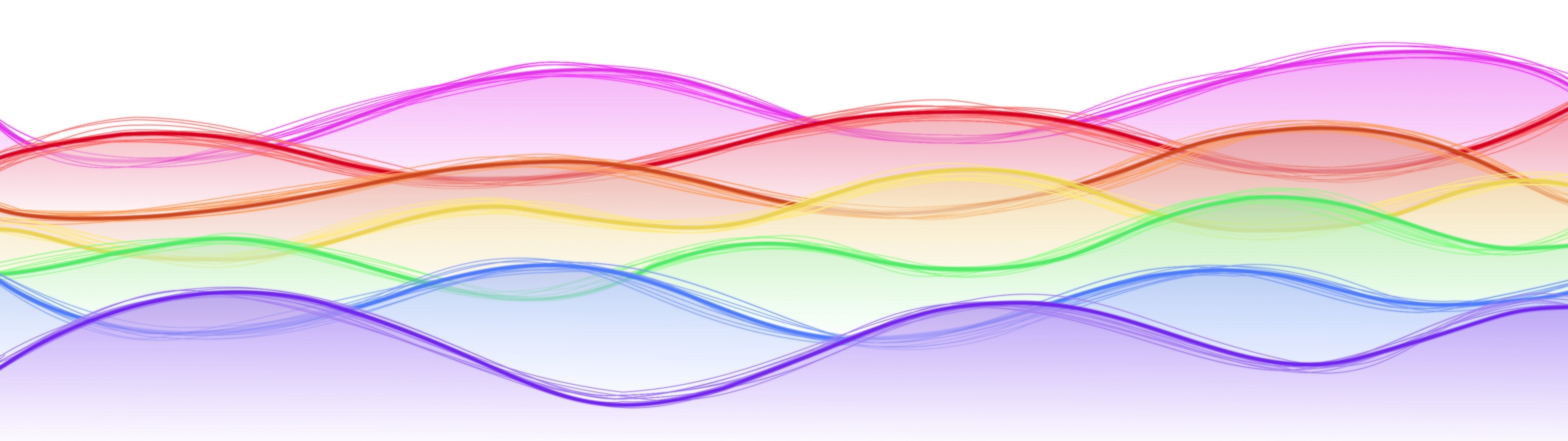 colorful wave lines