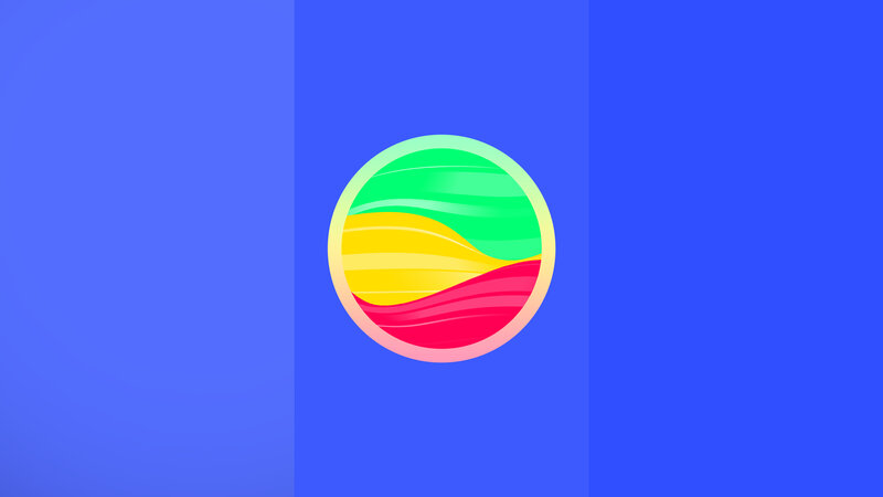 Colorful Wave Logo