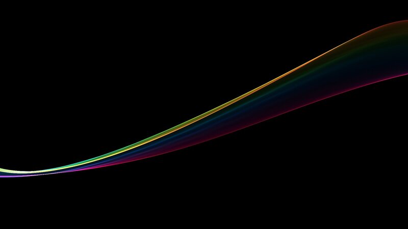 colorful wave on black background