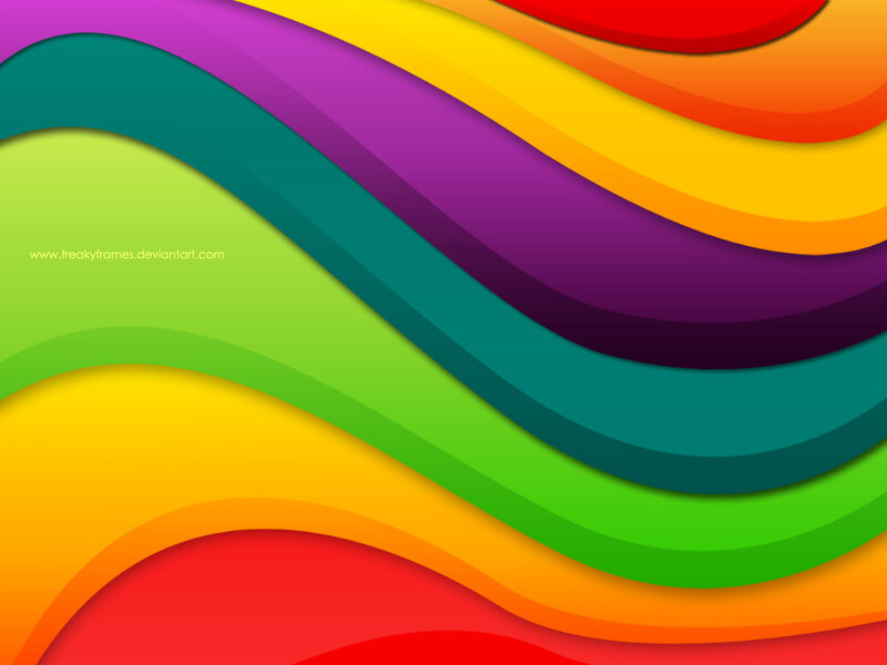 Colorful Wave Pattern — Red, Vibrant, Abstract