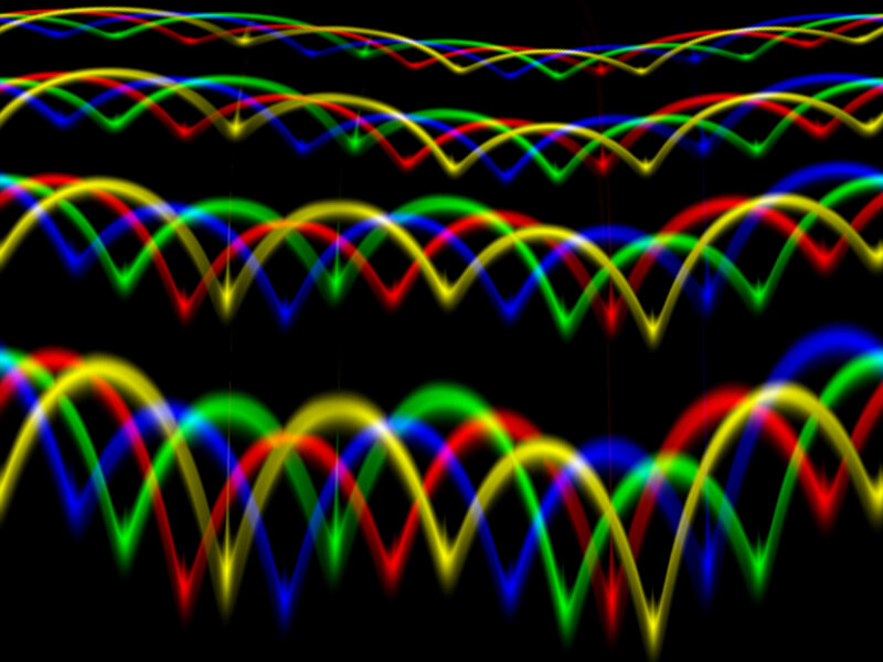 colorful wave patterns