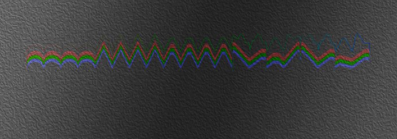 colorful wave patterns on textured background