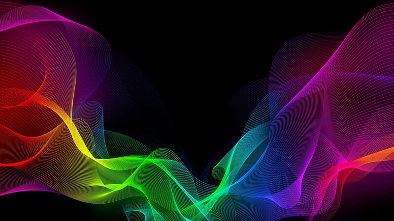 Colorful Wave Patterns — Red, Dynamic, Abstract, Waves, Lines
