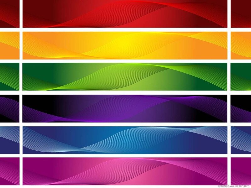 Colorful Wave Patterns — Red, Vibrant