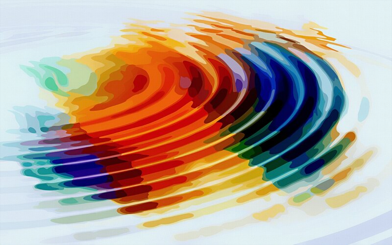 Colorful Wave Swirl