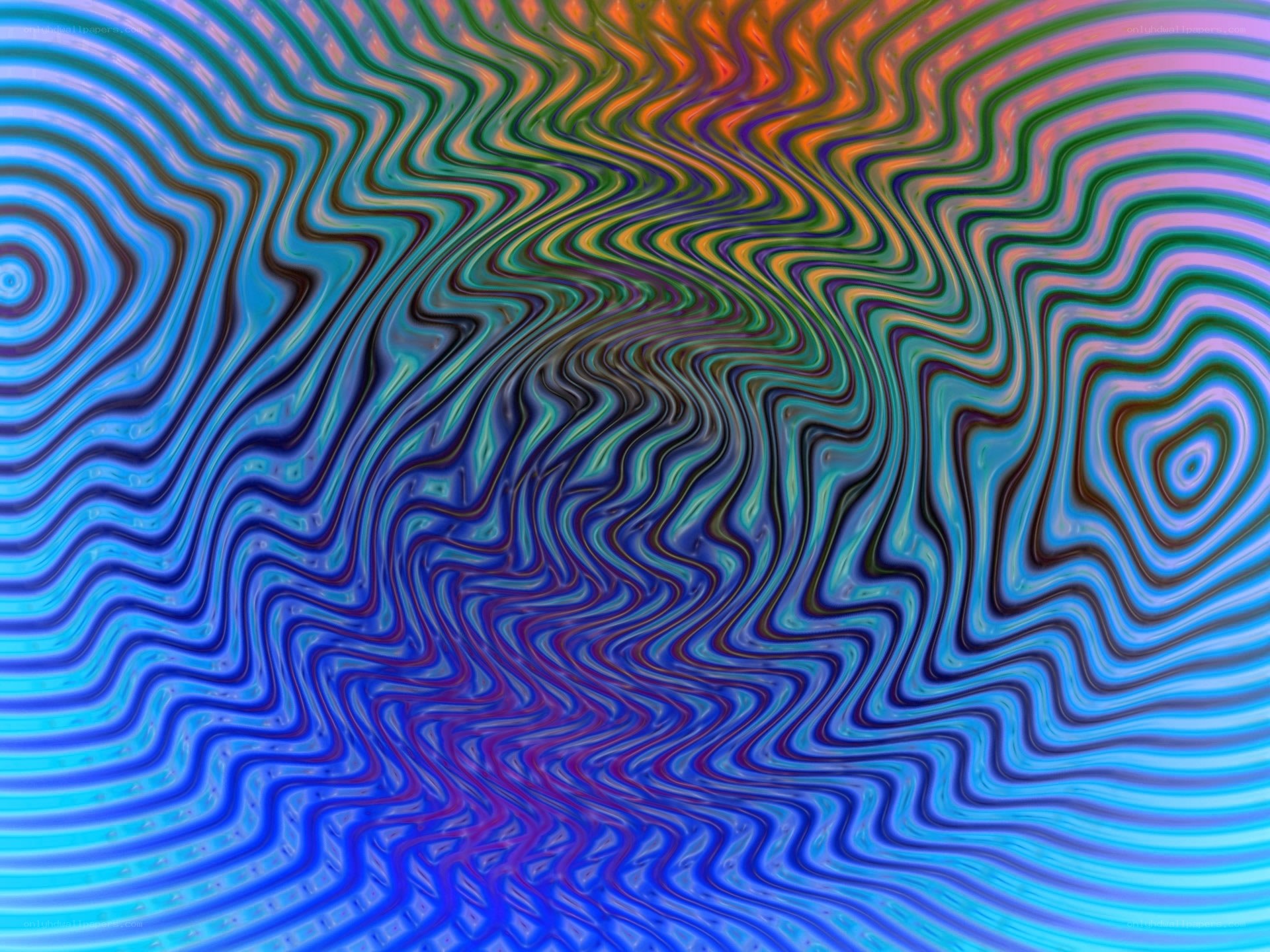 colorful wavy abstract pattern