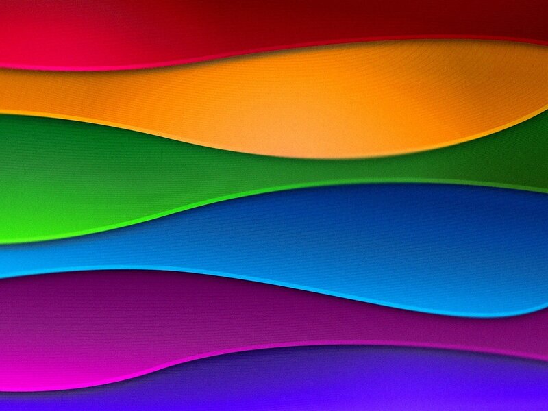 Colorful Wavy Layers