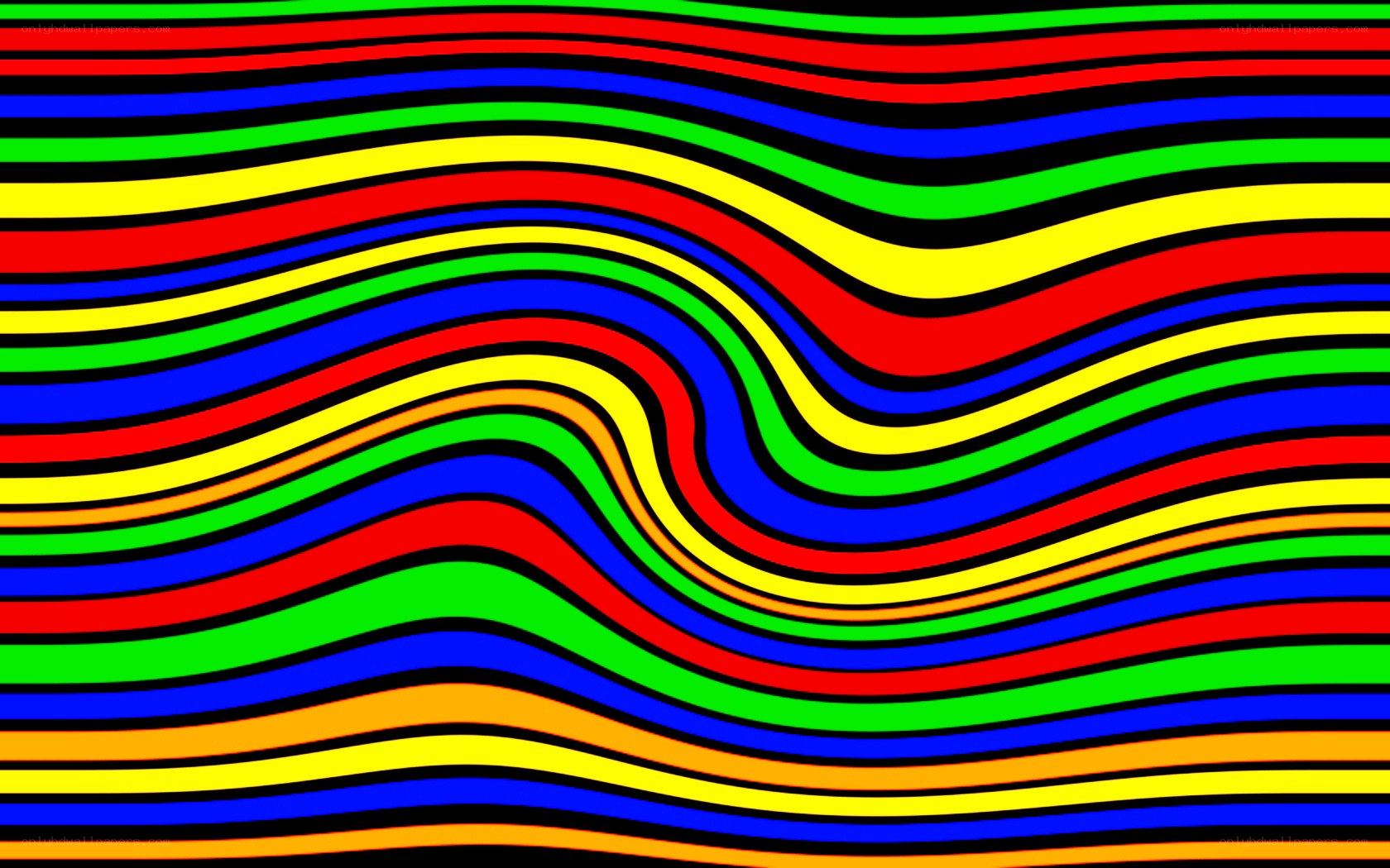 Colorful wavy lines pattern