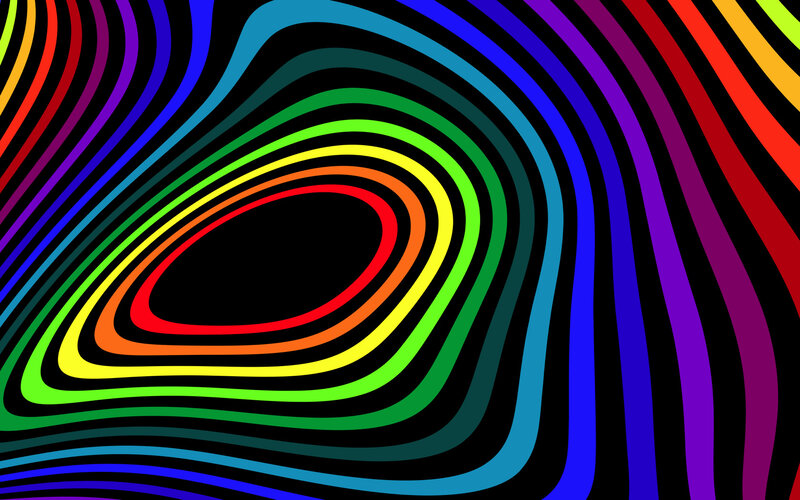 colorful wavy lines pattern