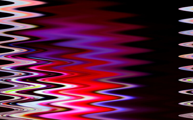 Colorful Wavy Lines — Red, Dynamic