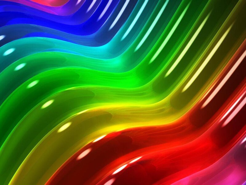 Colorful Wavy Lines — Red, Vibrant, Abstract