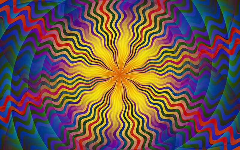 colorful wavy pattern
